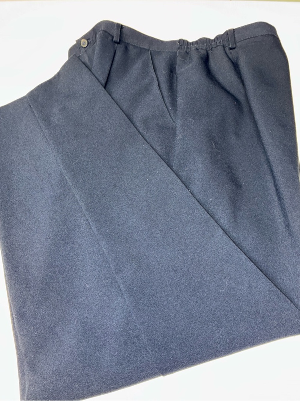 Donkenny Navy Dress Pants Petite 8P Straight Leg Work Career Slacks Classic - Picture 5 of 8